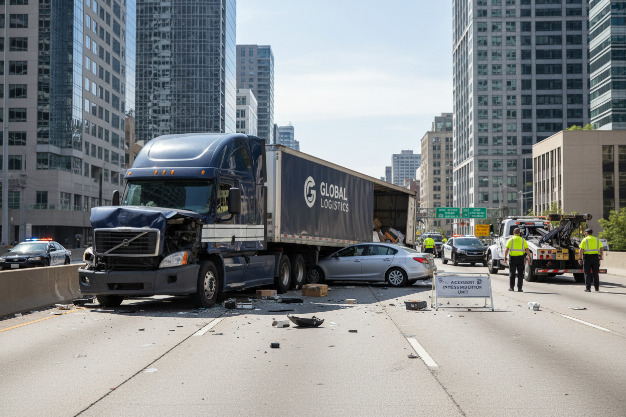 commercial vehicle auto accident
